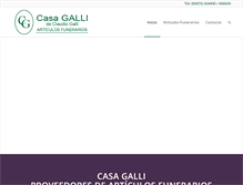 Tablet Screenshot of casagalli.com.ar